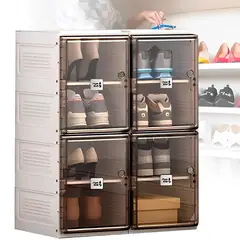 GENERICO - ZAPATERA- ORGANIZADOR  4 NIVELES CON 2 PUERTAS