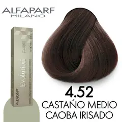 Alfaparf Milano - Alfaparf Evolution Tinte 4.52 - Castaño Medio Caoba Irisado