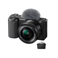 SONY - Camara ZV-E10 + E PZ 16-50mm f35-56 OSS + Estuche