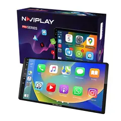 GENERICO - Autoradio Android NAVYPLAY 4GB +32GB Carplay +Auto 9Pulg Usb Bt Wifi
