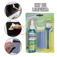 GENERICO - Kit Limpieza Para Laptop Monitores Tv Led Celulares Y Mas 80ML