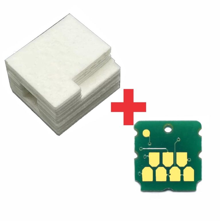 Almohadilla Y Chip Impresora L5590 C9344 L3560 WF-2830 XP-4105 XP-3100