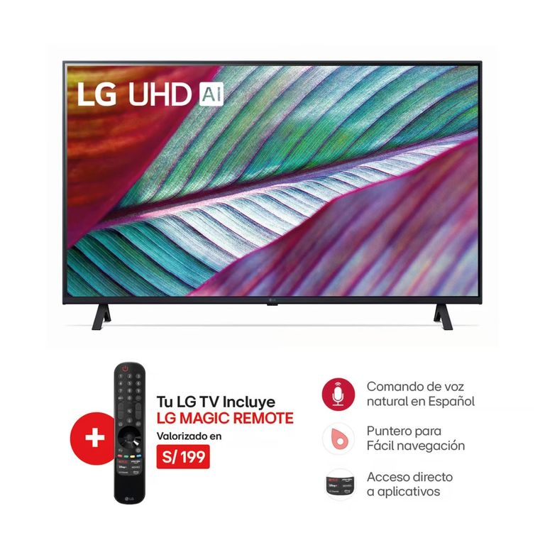 Televisor 86 Pulg. LED Smart TV UHD 4K con ThinQ AI 86UR8750PSA