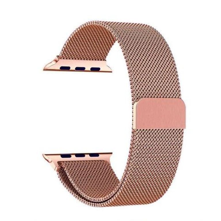 CORREA IMANTADA MILANESE PARA WATCH 42-44-45-49MM COLOR ROSA