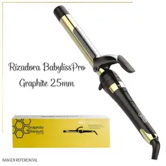 BABYLISS PRO - Rizadora BabylissPro Iónico Graphite Titanium 25mm - BGT100PE