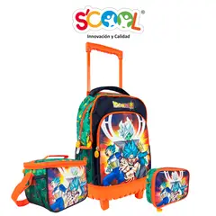 SCOOL - SET MOCHIRUEDAS PLUS MAGIC 3D DRAGON BALL