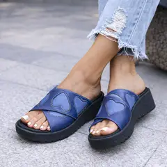 GENERICO - Sandalias Mujer Misshus Aurora azul cora acero