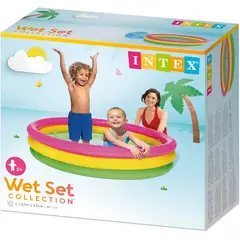 INTEX - Piscina Inflable 3 Aros Para Niños 147 x 33cm