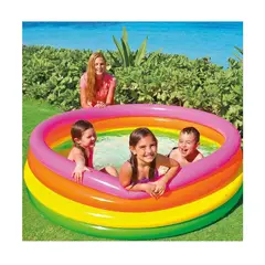 INTEX - Piscina Inflable 4 Aros Para Niños 168 x 46cm
