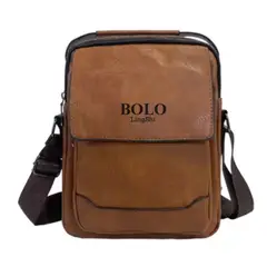 GENERICO - Morral Hombre en Cuero PU Bandolera Elegante ejecutivo