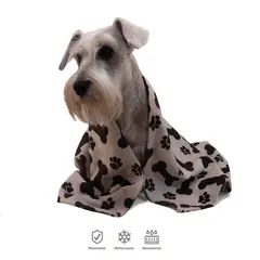 NONA MIRANDA - Toalla de perro - Huesitos