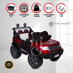 BEAUTIFUL - CARRO A BATERÍA «ROVER PLUS» Red