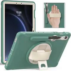 FUNDAANTIGOLPES - Funda Armor 360° para Tablet Samsung S9 - S9 FE Verde