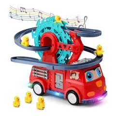 GENERICO - Juguete Carro De Bomberos Musical y Luces