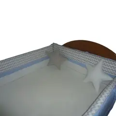 GENERICO - Protectores Parachoques de cama cuna Montessori 1.5 plazas