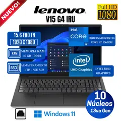 LENOVO - Laptop V15 G4 IRU 15.6" FHD TN, Intel Core i7-13620H, 13va Gen, Ram 16GB, SSD 1TB, Win 11 Pro