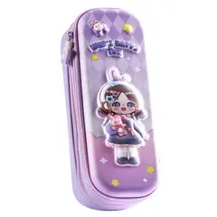 GENERICO - Cartucheras niñas Kawaii 3D - Doble compartimiento