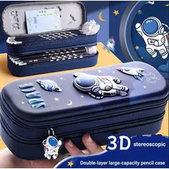 GENERICO - Cartucheras niñas Kawaii 3D - Doble Compartimiento