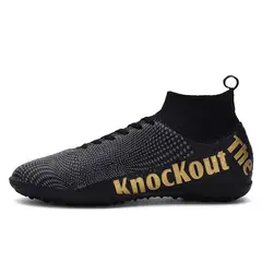 SHANDIAN - Zapatillas de Fútbol Hombre TF zapatos hombre Negro