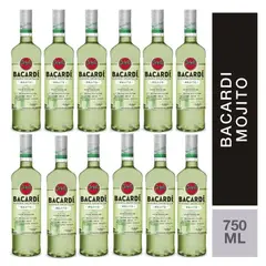 BACARDI - Ron Mojito 750ml - 12 UND