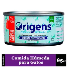 ORIGENS - Comida Húmeda para Gato Filete Atún con Melón 85gr