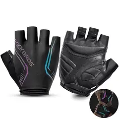 ROCKBROS - Guantes Deportivos S251 Reflectantes Ciclismo Moto