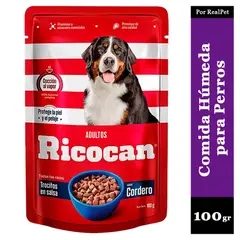 MARCA - Comida Húmeda Perro Ricocan Cordero 100gr