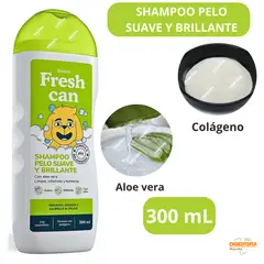 GENERICO - SHAMPOO FRESH CAN PELO SUAVE Y BRILLANTE 300ML