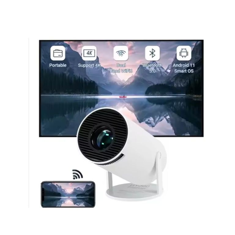 PROYECTOR PORTÁTIL CON CONTROL REMOTO