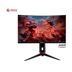 TEROS - MONITOR GAMING CURVO TE-2766G FHD 180HZ/ 1MS HDMI/ DP/ PIVOT/ 27