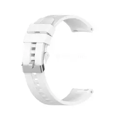 GENERICO - CORREA SILICON 22MM PARA HUAWEI WATCH GT 2 PRO BLANCO