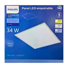 PHILIPS - PANEL LED 60x60 CUADRADO LUZ BLANCO 34W