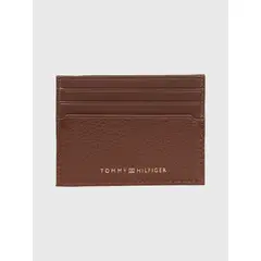 TOMMY HILFIGER - TARJETERO TH PREMIUM LEATHER CC HOLDER