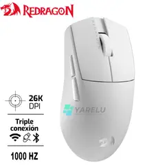 REDRAGON - Mouse K1NG PRO 1K HZ Wireless WHITE