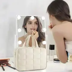 AURELA - TravelMatePlus™ - Organizador Colgante para Maquillaje y Joyas