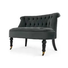 YOLODECORO - Butaca para 2 Bouji Gris Medianoche