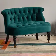 YOLODECORO - Butaca para 2 Bouji Azul Espuma de Mar