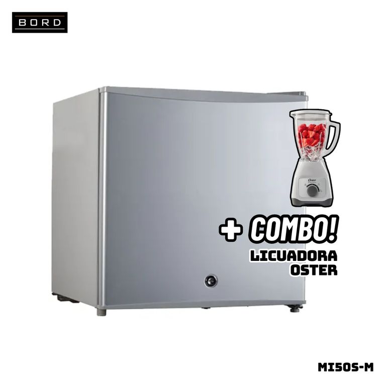 FRIGOBAR 50 L SILVER - MI50S-M + LICUADORA OSTER BLANCA