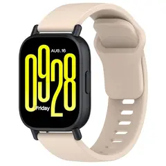 GENERICO - Correa de Silicona Para Xiaomi Watch 5 Lite - Beige