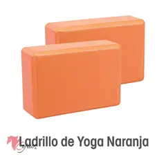 NO LOGO - Ladrillo De Yoga Color Naranja 1 UND