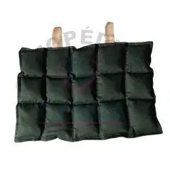 GENERICO - Compresas de Semillas para Relajar Espalda Dorsolumbar Azul Oscuro