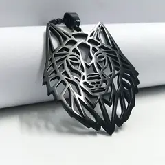 GENERICO - Collar de lobo acero inoxidable 316L GARANTIZADO