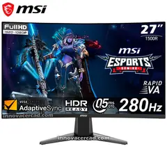 MSI - Monitor Gaming MAG 276CXF Curvo 27 VA Full HD 280HZ 05MS