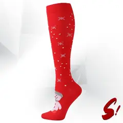 GENERICO - Medias de Compresión 20-30mmhg anti varices - Muñeco Nieve