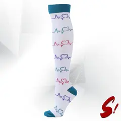 GENERICO - Medias de Compresión 20-30mmhg anti varices - EKG Turquesa