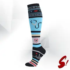 GENERICO - Medias de Compresión 20-30mmhg anti varices - Enfermería Negro