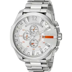 DIESEL - Reloj Mega Chief Dz4328 Plateado