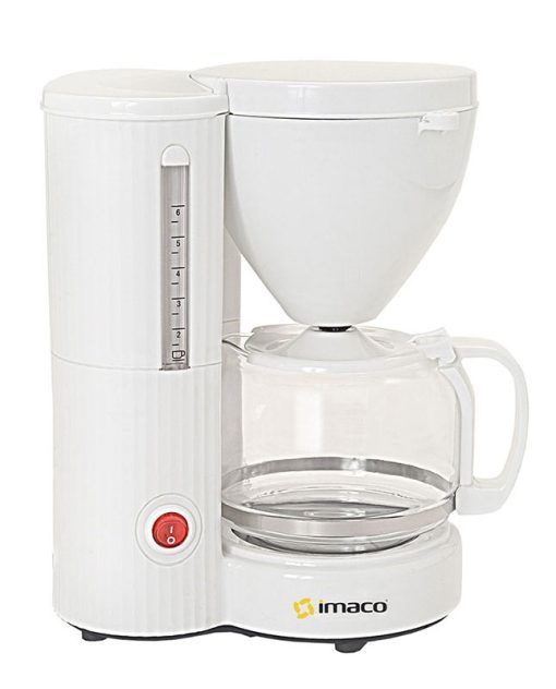 Cafetera eléctrica 6 a 8 Tazas ICM608 Blanco