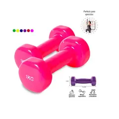 GENERICO - Mancuerna de 1 kilo de uso deportivo