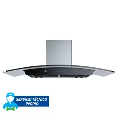 INDURAMA - Campana Decorativa Cei-90nevc Negro 90 Cm